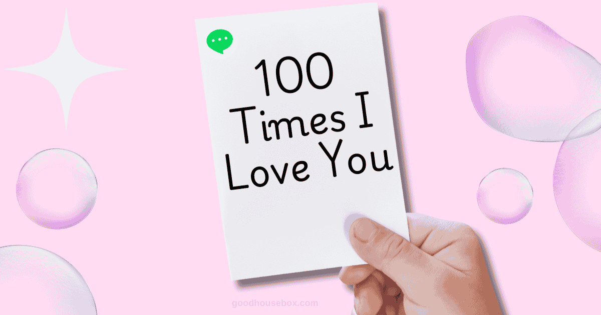 100 Times I Love You Copy and Paste